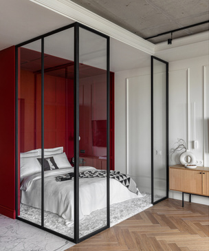 Красный и его оттенки в спальне: 40 примеров