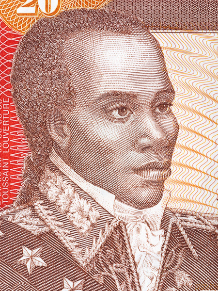 Франсуа Доминик Туссен-Лувертюр — лидер Гаитянской революции (изображение на гаитянской купюре).