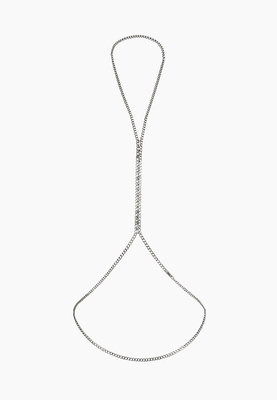 Цепь Omut "LINE", цвет: серебряный, MP002XW165KL — купить в интернет-магазине Lamoda