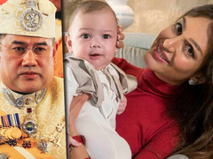 «Вот мой принц»: Оксана Воеводина впервые показала сына, как две капли похожего на экс-короля Малайзии