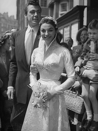 Свадьба Джоан Коллинз, 1952 год