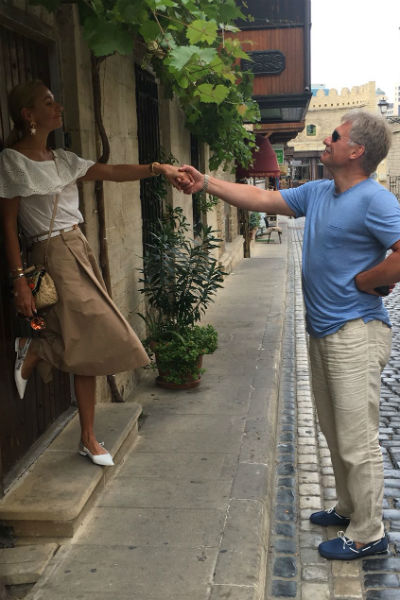 Татьяна и Дмитрий посетили самые красивые места Баку