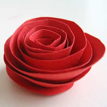 Бумажные розы за 5 минут
