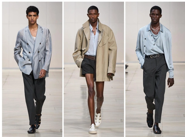 Идеальные мужчины существуют! В вещах из коллекции Hermès, весна 2024