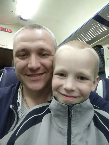 Роман Шимко с сыном