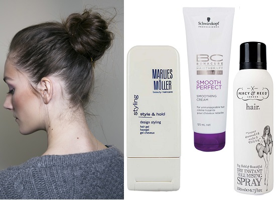 Marlies Moller Гель для укладки Style&Hold, Schwarzkopf Professional Термозащитный разглаживающий крем для волос BC Smooth Perfect, Percy&Reed Спрей для объема волос