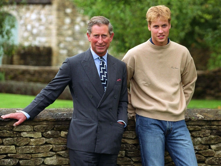Принц Чарльз и принц Уильям, 29 сентября 2000