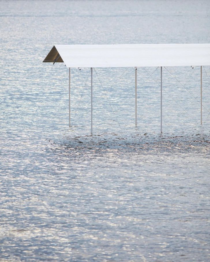 Убежище на воде — инсталляция Даниэля Рибаккена в Стокгольме