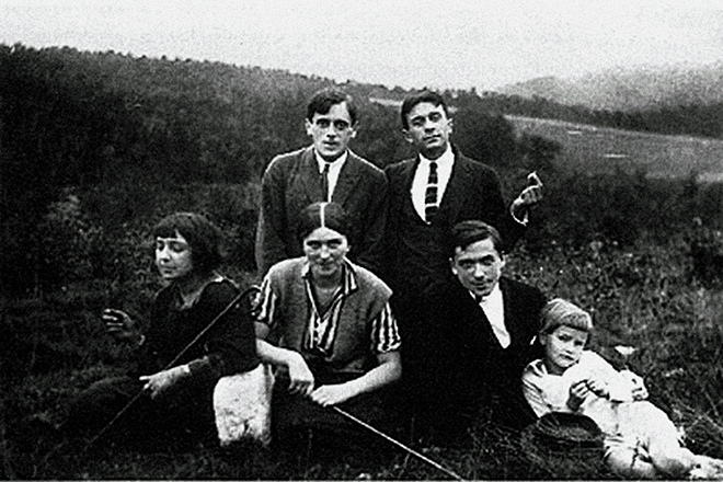 Марина Цветаева, Сергей Эфрон, Константин Родзевич, Прага, 1923 г.