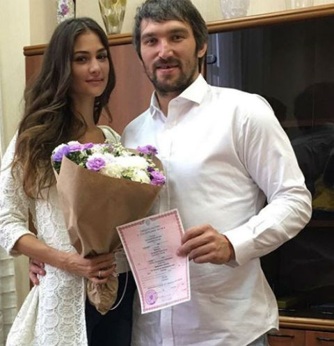 Настасия Шубская и Александр Овечкин