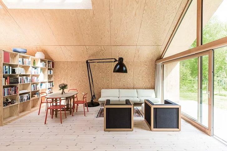 Летний домик в Дании с поворотной кухней (построен своими руками!)