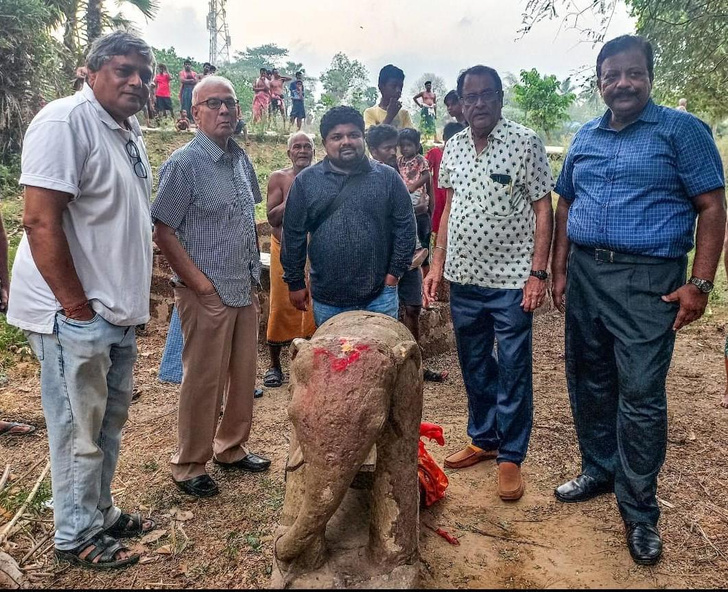 Немного младше Будды: посмотрите, какого слоненка нашли археологи в Индии, статуе 2300 лет