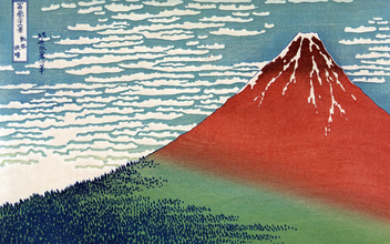Миг горы: 7 важных деталей гравюры «Красная Фудзи» Кацусики Хокусая