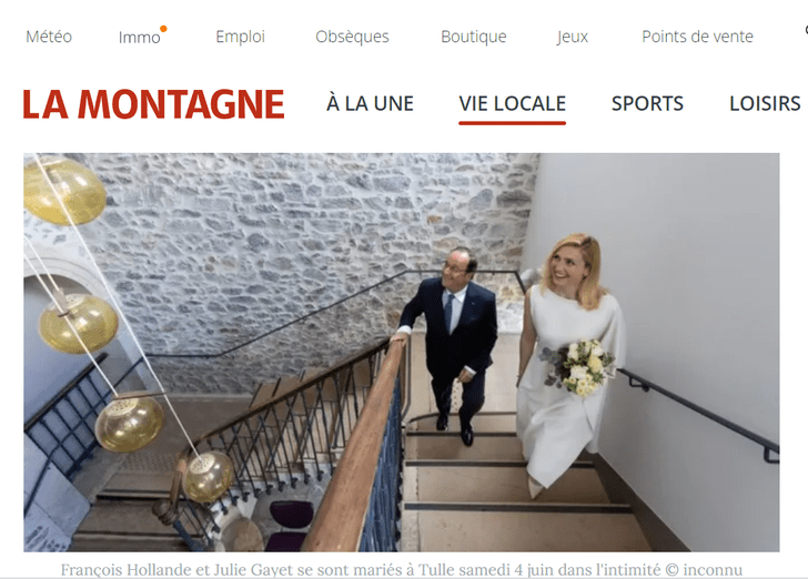 Любовь по-французски: 67-летний Франсуа Олланд впервые женился