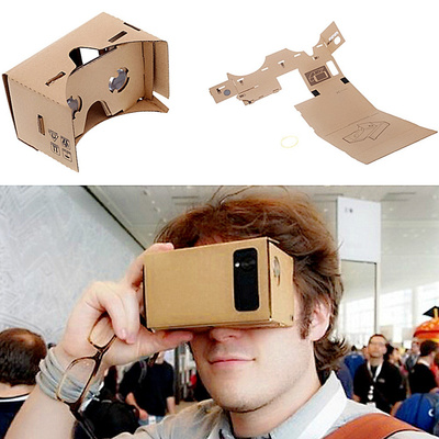 Картонные 3D очки виртуальной реальности