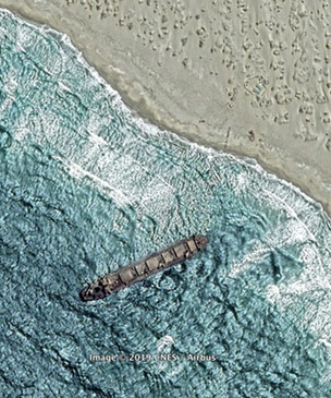 20 необычных мест, найденных на Google Earth
