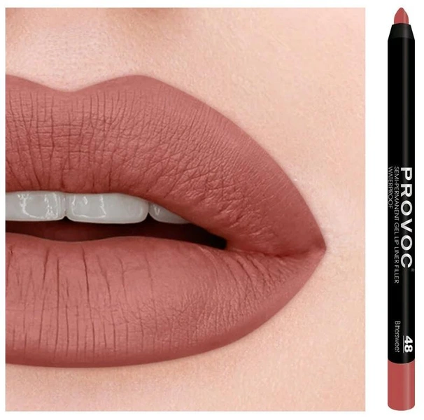 Гелевая подводка в карандаше для губ Semi-Permanent Gel Lip Liner Provoc 