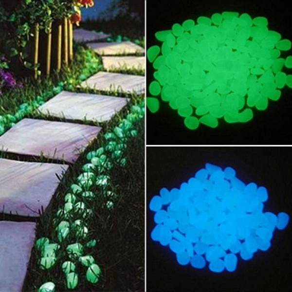 Светящиеся камни для сада и аквариума