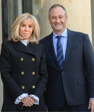 Какой наряд Louis Vuitton выбрала первая леди Франции Брижит Макрон для встречи с «первым джентельменом» США?