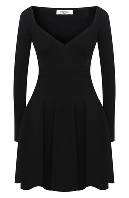 Женское черное платье VALENTINO 