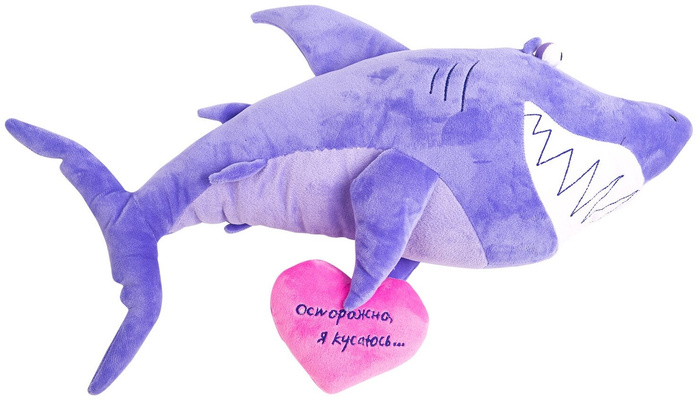 Мягкая игрушка-акула «Зубастик»