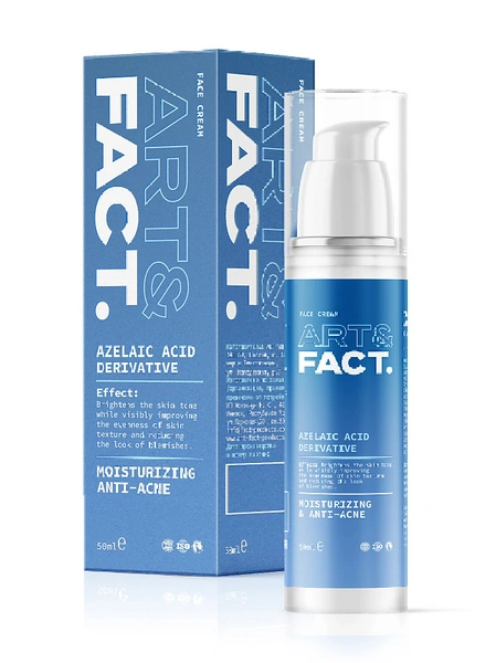 ART&FACT Увлажняющий анти-акне крем для лица с азелоглицином