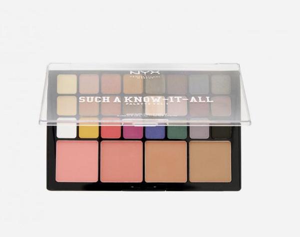 Палитра для макияжа глаз и лица NYX PROFESSIONAL MAKEUP SUCH A KNOW-IT-ALL PALETTE VOL.1 