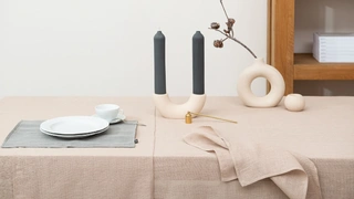 Лен для кухни и столовой в обновленной коллекции Essential от Tkano
