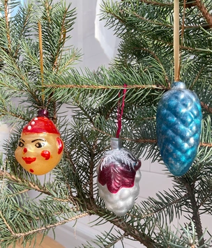 Елочные игрушки-леденцы дизайнера Алены Корецкой