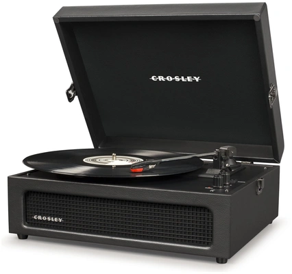 Виниловый проигрыватель CROSLEY VOYAGER PLUS Black c двухсторонним Bluetooth