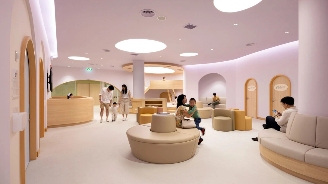 Яркая детская больница в Таиланде | Источник: Кетсири Вонгван