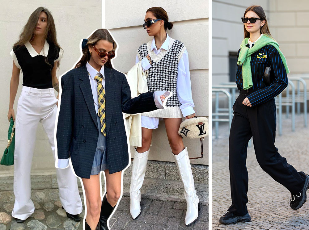 Модная форма: как носить стиль преппи, если вы уже не школьница | marieclaire.ru