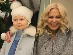В мехах и на шпильках Пелагея гордо отвела дочь на елку после объявления о разводе