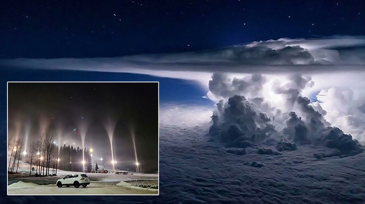 Люди выкладывают в Интернет снимки странных атмосферных явлений