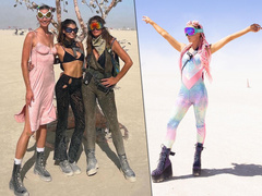 Кайя Гербер с мамой отметила день рождения, а Дарья Коновалова станцевала полуголой: чем запомнился фестиваль Burning Man
