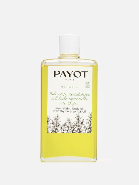 Восстанавливающее масло для Herbier Huile corps Revitalisante a l'huile essentielle de thym, Payot
