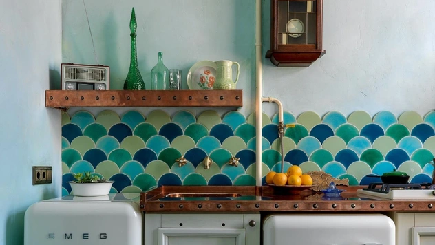 Тренды 2023: кухня в винтажном стиле