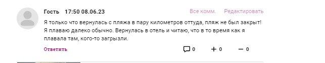 Читательница Woman.ru о нападении акулы в Хургаде: «Я только что вернулась с пляжа в паре километров оттуда, он не был закрыт!»