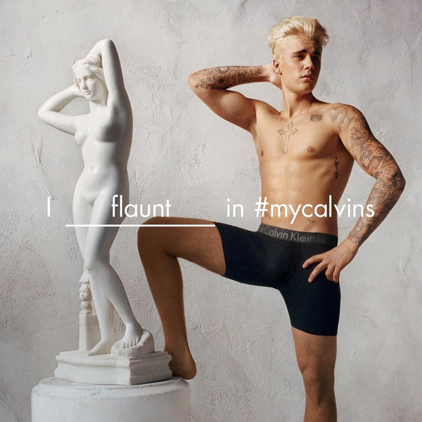 Джастин Бибер прекрасен в новой рекламе Calvin Klein