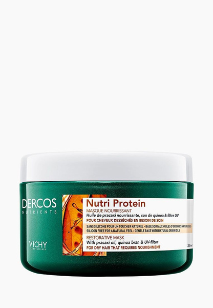 Маска для волос восстанавливающая Dercos Nutrients Nutri Protein, Vichy