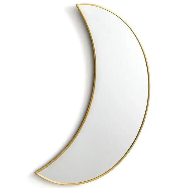 Зеркало в форме луны из латуни Uyova, La Redoute