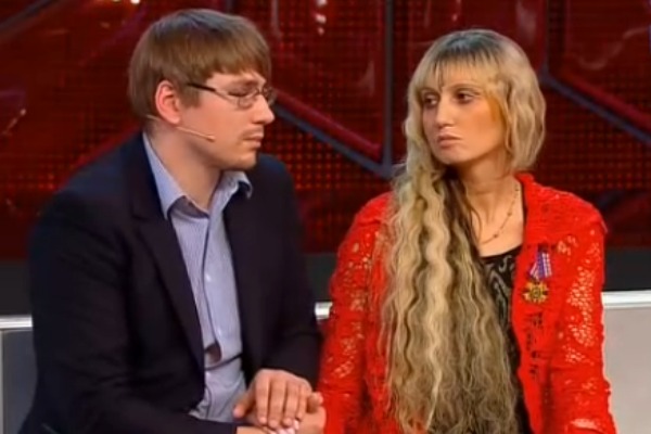 Лама Сафонова с супругом Алексеем Ивановым
