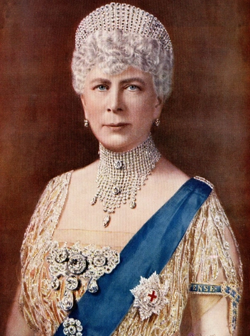 Мария Текская в тиаре королевы Александры
