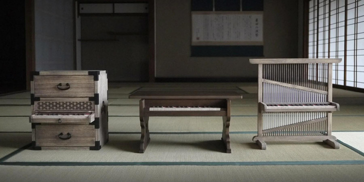 Пианино Yamaha, вдохновленные японскими традициями