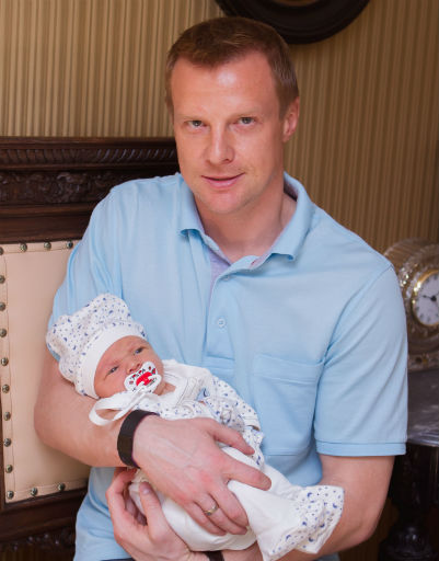 В роддом за любимой футболист приехал один | Источник: Личный архив (Правообладатель malafeev16.ru)