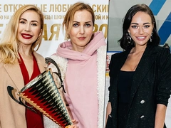 Яна Кошкина вышла на лед на 15-сантиметровых шпильках!