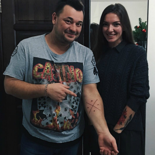 Сергей Жуков раскрыл тайну своей татуировки