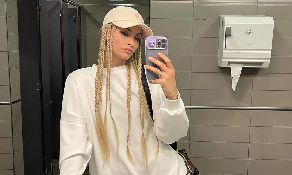 Кудри из косичек учимся у Насти Усеевой ELLEGIRL