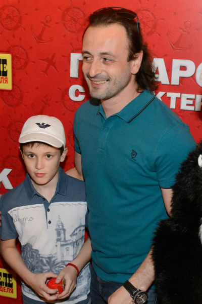 Илья Авербух с сыном
