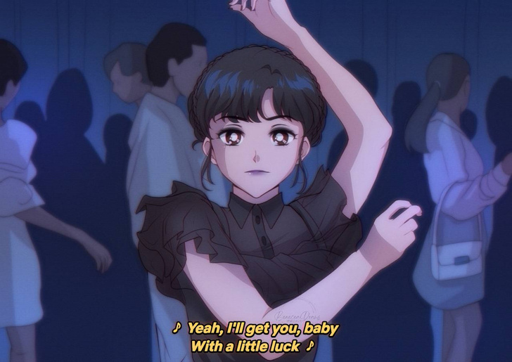 Из сериала в аниме: фанатка сериала «Уэнсдей» нарисовала арт с тем самым танцем